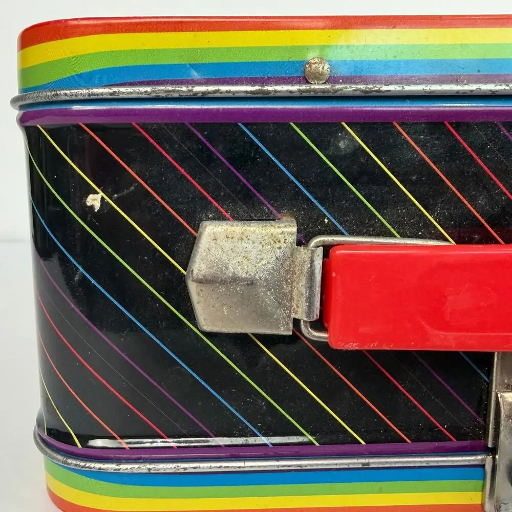 MLP G4 My Little Pony Loungefly Rainbow Dash Tin Metal Storage Lunch Box